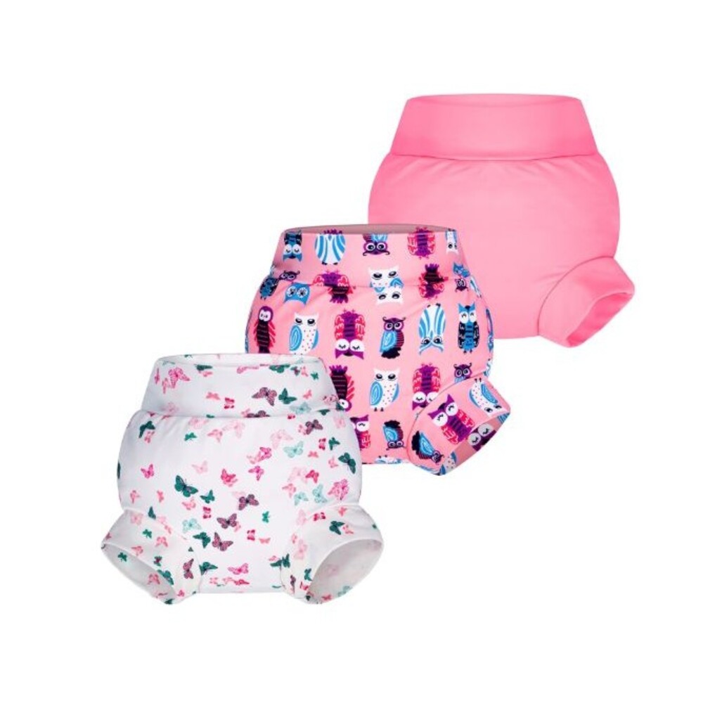 Baby Swim Diapers 2T Reusable 3 Pack Adjustable Washable Waterproof BIG ELEPHANT